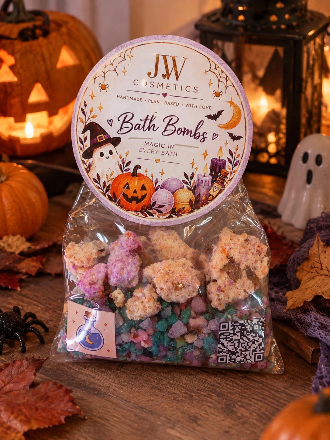Halloween Bath Bomb Crumbles με Άλατα Μπάνιου 150 g
