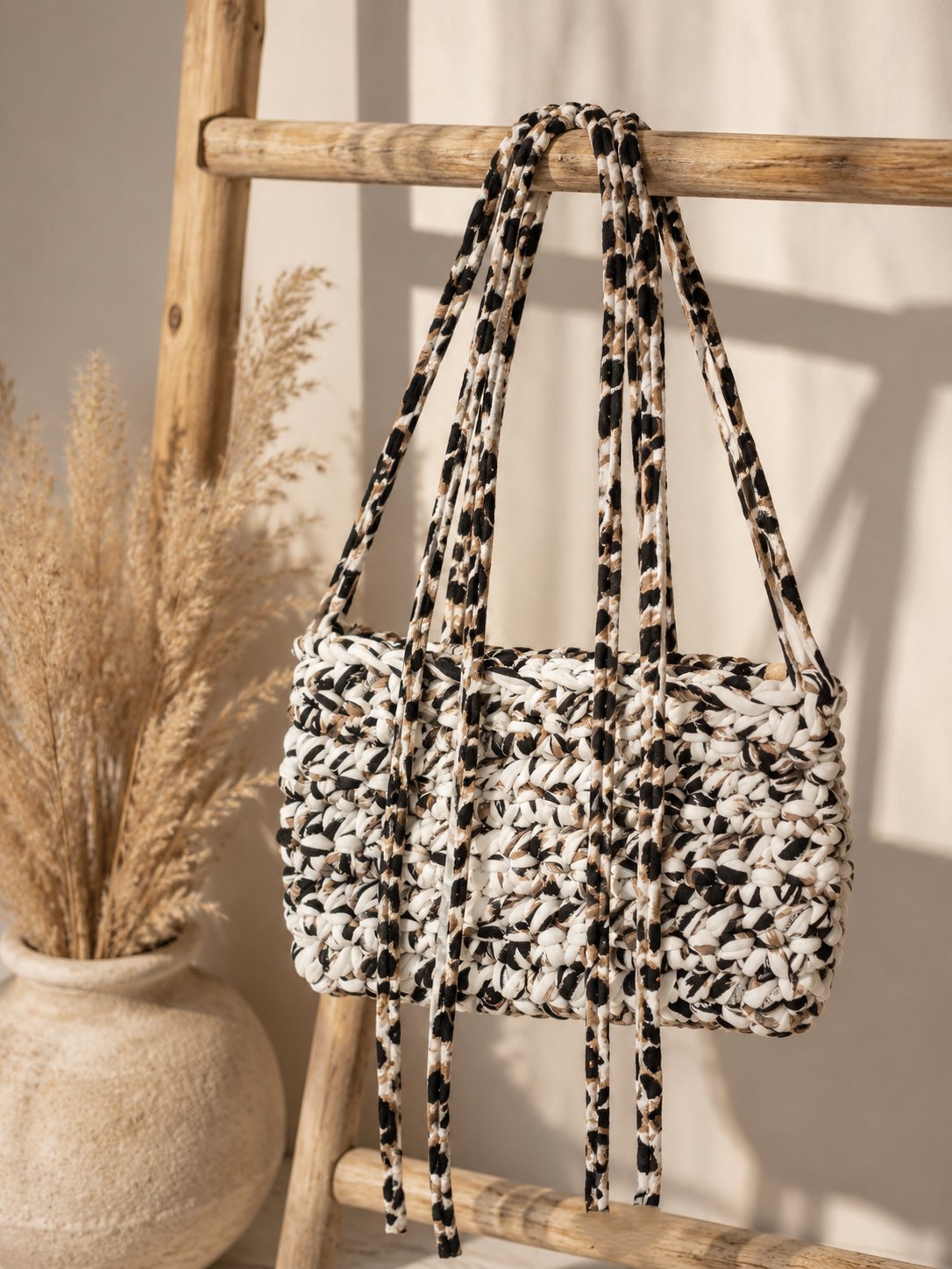 Knitted Bags with Adjustable Strap